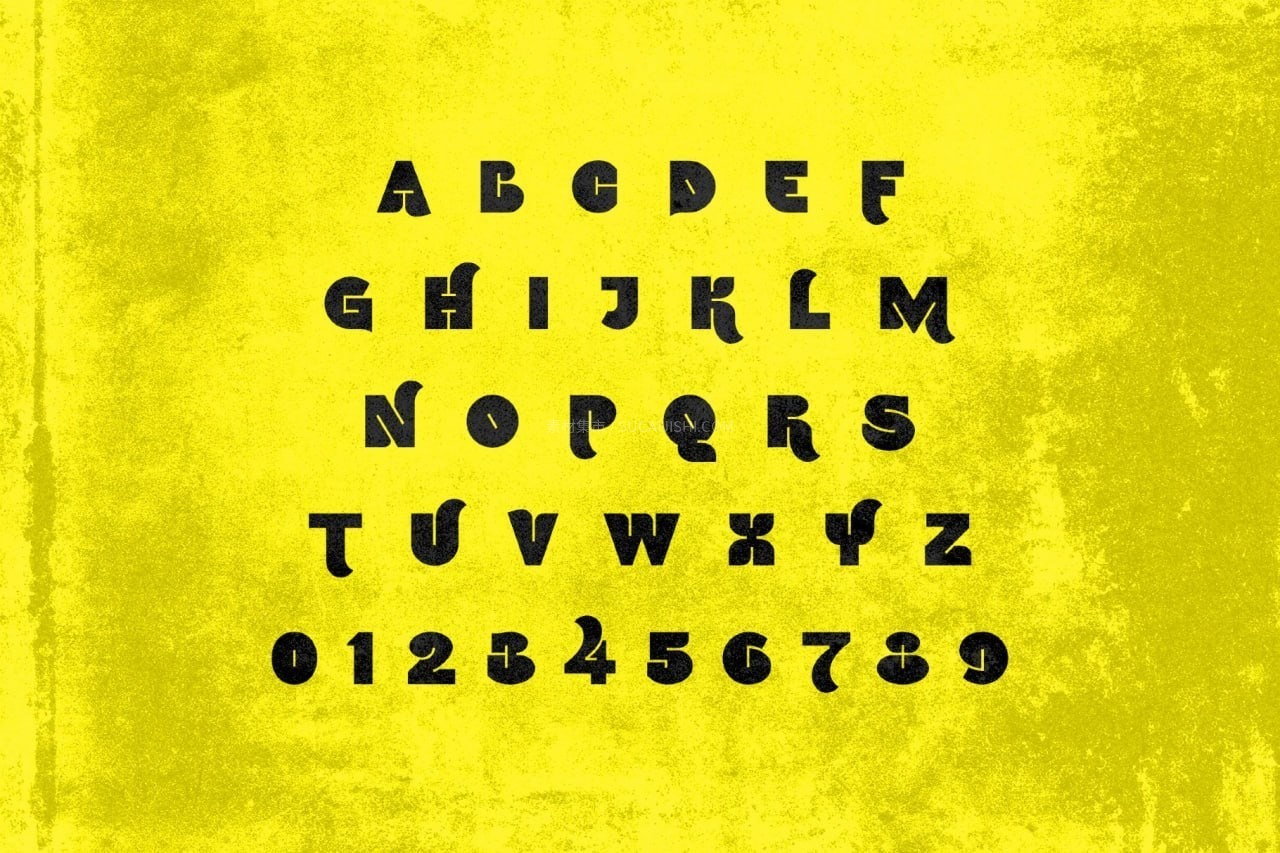 Namskout亲和力粗体英文字体,免费可商用